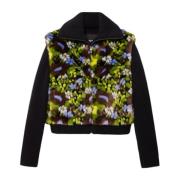 Desigual Blommig Dragkedja Jacka Multicolor, Dam