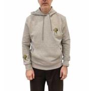 Paul Smith Broderad Grön Pärla Ros Sweatshirt Beige, Herr