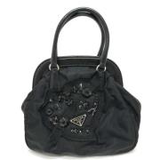 Prada Vintage Pre-owned Laeder handvskor Black, Dam