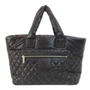 Chanel Vintage Pre-owned Tyg chanel-vskor Black, Dam