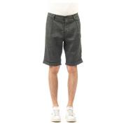 Mason's Grön Linneblandade Avslappnade Shorts Green, Herr