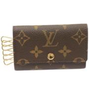 Louis Vuitton Vintage Pre-owned Canvas nyckelhllare Brown, Dam