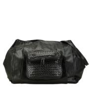 Bottega Veneta Vintage Pre-owned Laeder axelremsvskor Black, Dam