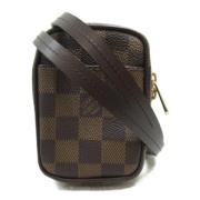 Louis Vuitton Vintage Pre-owned Canvas louis-vuitton-vskor Brown, Dam