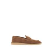 Dolce & Gabbana Suede Leather Moccas Loafers Brown, Dam