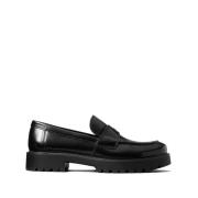 Tory Burch Svart Läder Slip-On Flats Black, Dam