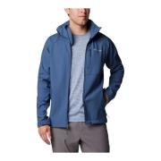 Columbia Softshell Vandring Jacka Dark Mountain Blue, Herr