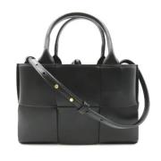 Bottega Veneta Vintage Pre-owned Laeder totevskor Black, Dam