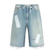 MM6 Maison Margiela Denim shorts Blue, Dam