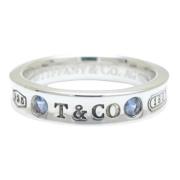 Tiffany & Co. Pre-owned Pre-owned Silver ringar Gray, Dam