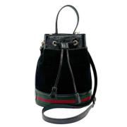 Gucci Vintage Pre-owned Mocka gucci-vskor Black, Dam