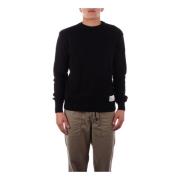 Costume National Svart Logo Front Sweater Black, Herr