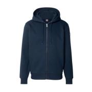 Colmar Blå Zip Hoodie Tröja Blue, Herr