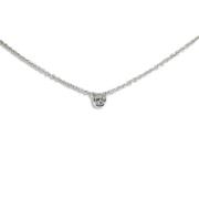 Tiffany & Co. Pre-owned Pre-owned Silver halsband Gray, Dam