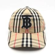 Burberry Vintage Pre-owned Bomull hattar-och-kepsar Beige, Dam