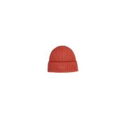 Saint Barth Logo Front Unisex Ullblandning Hatt Orange, Unisex