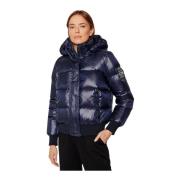 Armani Exchange Down Jackets Blue, Dam