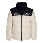 Karl Kani Retro Essential Pufferjacka med Dragkedja Beige, Herr