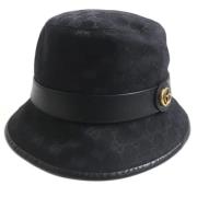 Gucci Vintage Pre-owned Tyg hattar-och-kepsar Black, Herr