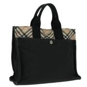 Burberry Vintage Pre-owned Canvas handvskor Black, Dam