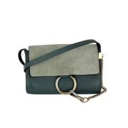 Chloé Pre-owned Pre-owned Mocka axelremsvskor Gray, Dam