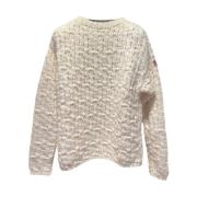 Moncler Alpacka Ull Jumper White, Dam