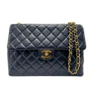 Chanel Vintage Pre-owned Laeder axelremsvskor Black, Dam