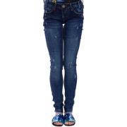 One Teaspoon Mörkblå Skinny Jeans Kollektion Blue, Dam