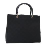 Gucci Vintage Pre-owned Nylon gucci-vskor Black, Dam