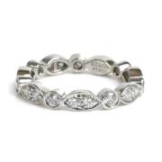 Tiffany & Co. Pre-owned Pre-owned Silver ringar Gray, Dam