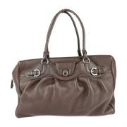 Salvatore Ferragamo Pre-owned Pre-owned Laeder handvskor Brown, Dam