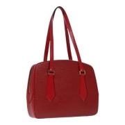 Louis Vuitton Vintage Pre-owned Laeder handvskor Red, Dam