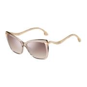 Jimmy Choo Beige Acetat solglasögon med UV-skydd Beige, Dam