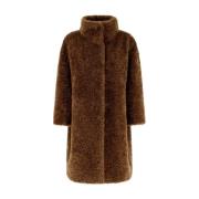 Herno Faux Fur & Shearling Jackets Brown, Dam