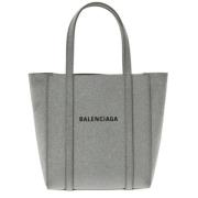 Balenciaga Vintage Pre-owned Laeder balenciaga-vskor Gray, Dam