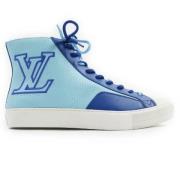 Louis Vuitton Vintage Pre-owned Laeder sneakers Blue, Herr