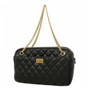 Chanel Vintage Pre-owned Laeder chanel-vskor Black, Dam