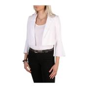 Guess Klockärm Kort Blazer Vit White, Dam