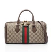 Gucci Vintage Pre-owned Laeder gucci-vskor Beige, Dam