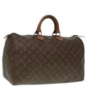 Louis Vuitton Vintage Pre-owned Canvas handvskor Brown, Dam