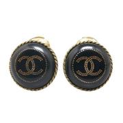 Chanel Vintage Pre-owned Tyg chanel-smycken Black, Dam