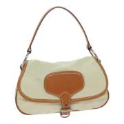 Prada Vintage Pre-owned Nylon prada-vskor Beige, Dam