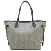 Louis Vuitton Vintage Pre-owned Canvas axelremsvskor Gray, Dam