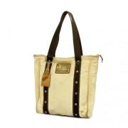 Louis Vuitton Vintage Pre-owned Tyg louis-vuitton-vskor Beige, Dam