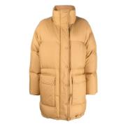 Stand Studio Brun Puffer & Down Coat Brown, Dam