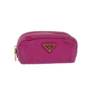 Prada Vintage Pre-owned Canvas prada-vskor Pink, Dam