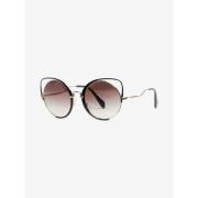 Miu Miu Pre-owned Pre-owned Glas solglasgon Black, Dam