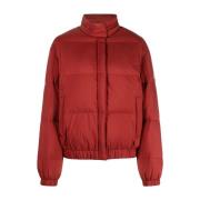 Kenzo Röd Puffer & Dunjacka Red, Dam