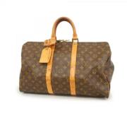 Louis Vuitton Vintage Pre-owned Tyg louis-vuitton-vskor Brown, Dam