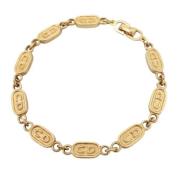 Dior Vintage Pre-owned Metall armband Yellow, Dam